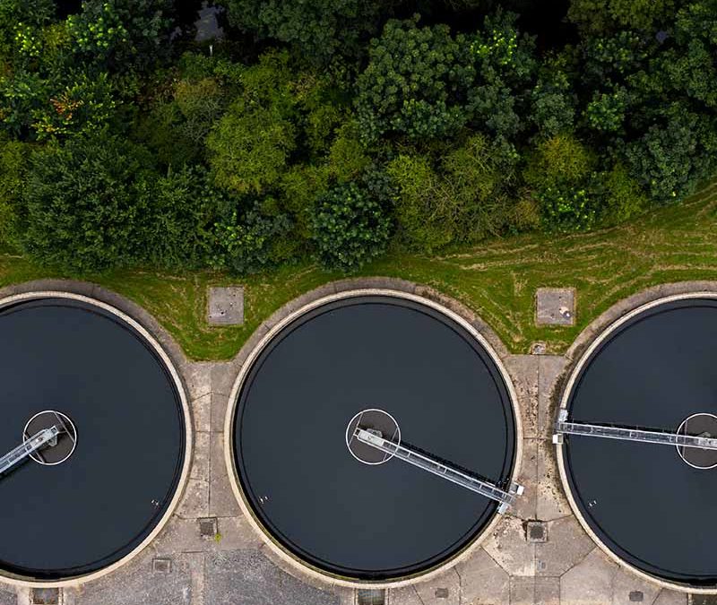 Catalytic materials for wastewater treatment