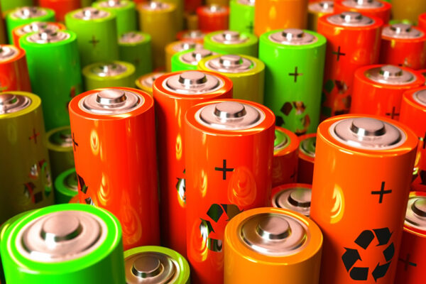 Electrochemical separation and recovery of materials from spent Li-ion batteries (LIBs)